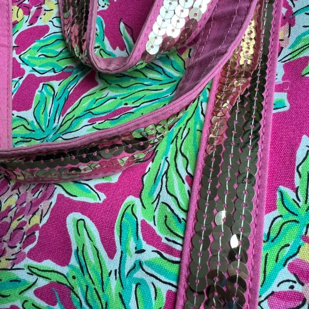 Lilly Pulitzer Spike the Punch Sequin Tote - Picture 6 of 9